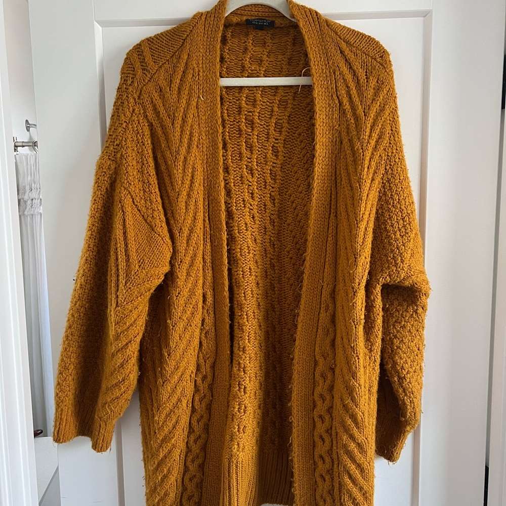 Yellow Topshop Cardigan